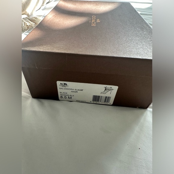 Coach Salvadora Black Suede Lace up Sandal - SIZE 8.5 - Picture 2 of 12